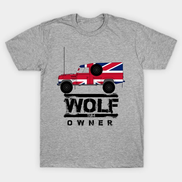 Land Rover Wolf/TUM T-Shirt by Mindwisp